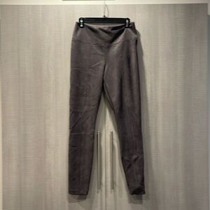 White House black market grey faux suede legging. Size 10.